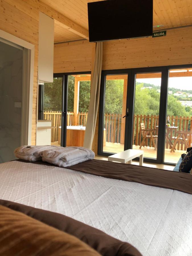 Cabanas Compostela - Cabana A Fervenza Сантяго де Компостела Екстериор снимка